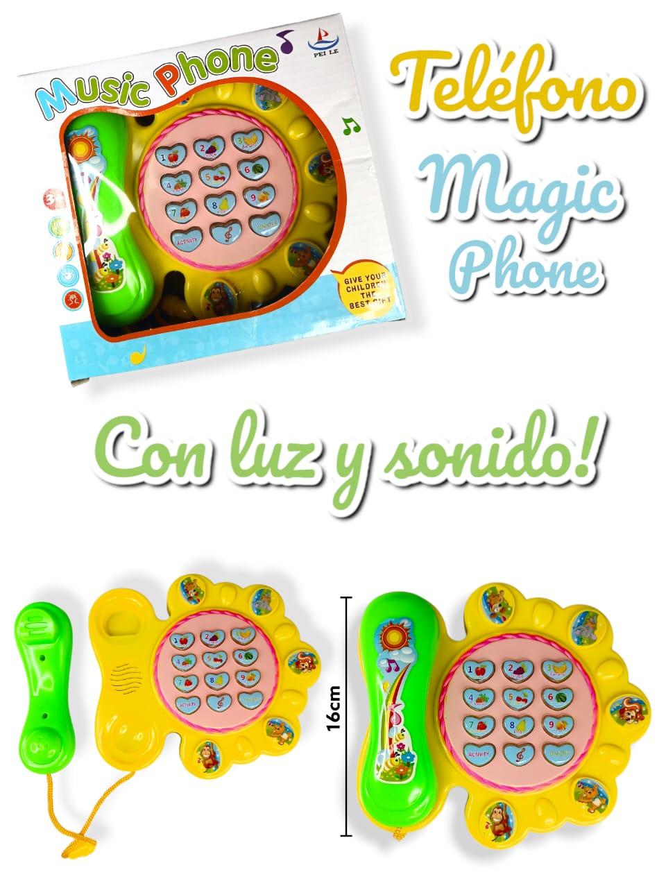 TELEFONO CON LUZ Y SONIDO  ( Magic Phone )